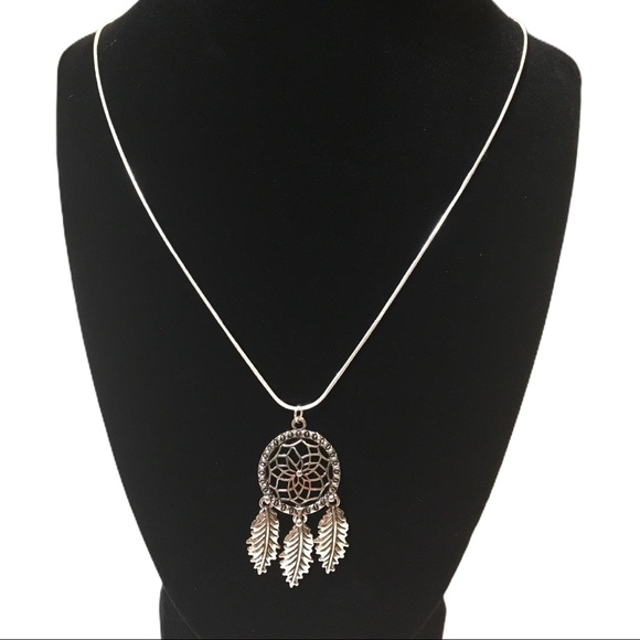 Trendy Fashions Jewelry - Dream Catcher Necklace, 925 Sterling Chain